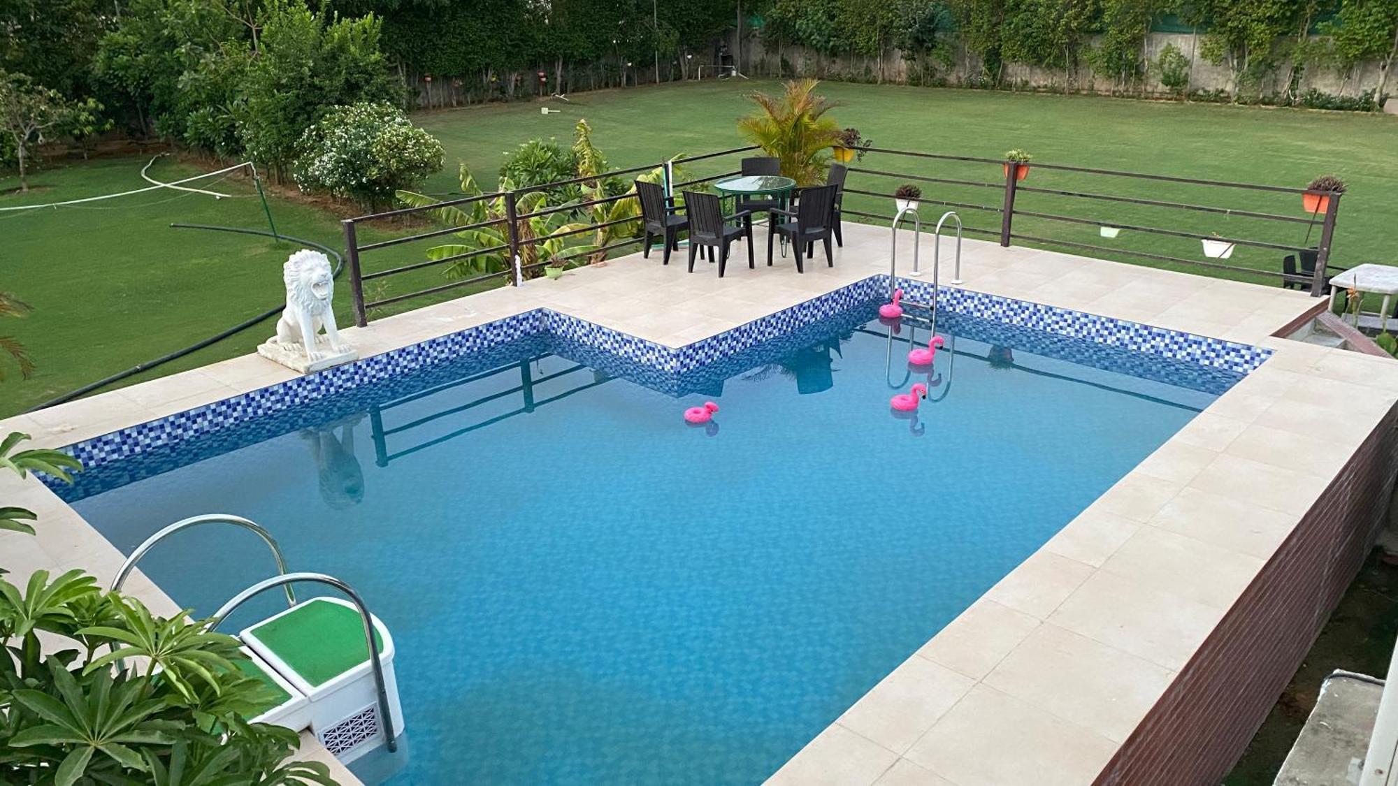 The Singh Farm Cosy Private Pool Farm Villa Gurgaon Extérieur photo